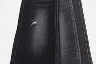 قماش دينم عالي المرونة 11.5 أوقية أسود اللون مع لفة خلفية بيضاء للرجل الجينز
