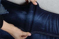 نيلي 10 أوقية 70٪ قطن 28٪ بوليستر قماش دينم متقاطع بنسيج جينز مطاطي