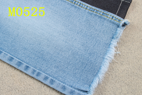 9.7Oz ثنائي النواة تمتد قماش الدنيم مع Slub Desizing أقمشة جينز قطن بوليستر سبانديكس