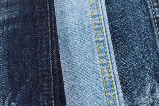 12 أوقية 100% قطن جينز كروس هوتش سلب سانفوريزينغ جينز القماش