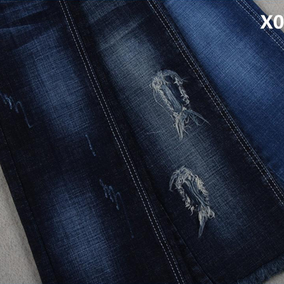 10.5 مرة واحدة Crosshatch Slub Dualfx تمتد قماش الدنيم للجينز عرض 150 سم
