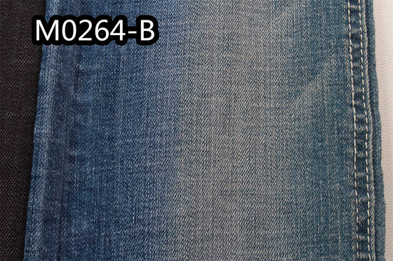 سعر جيد مخصص 9.7Oz Cross Hatch Cotton Denim Fabric Stretch Super Dark Blue الانترنت