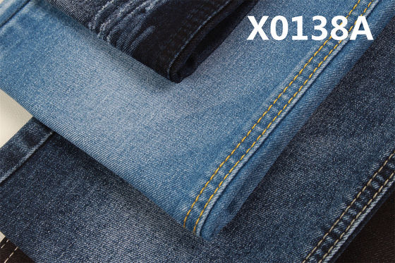 سعر جيد 10.6Oz رمادي Power Stretch Denim Fabric سوبر أزرق داكن مطهر الانترنت