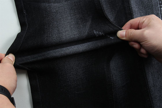 سعر جيد 11 أوز جينز نسيج للرجل أو للنساء النمط الثقيل الكبريت الأسود اللون بالجملة من الصين غوانغدونغ الانترنت