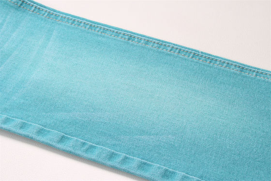 سعر جيد 9 أوز خاصة اللون الأخضر الممتد الصيف الجينز النسيج الجينز النسيج للرجل الربيع الصيف النمط الساخن بيع جاهز للشحن الانترنت