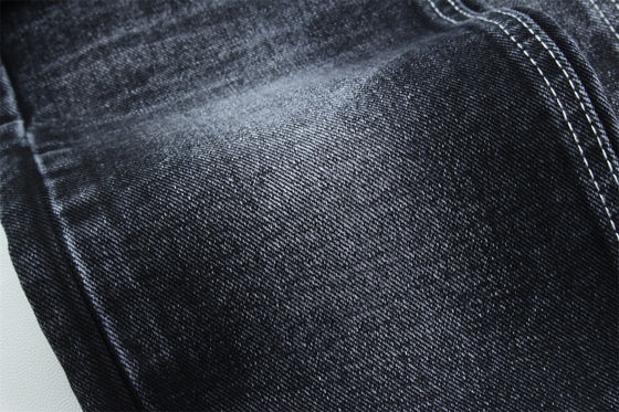 سعر جيد 14 أوقية سعر تنافسي نسيج دينم أسود للرجل الجينز أو سترة أسود خلفية عالية الجودة للجينز العلامة التجارية الانترنت