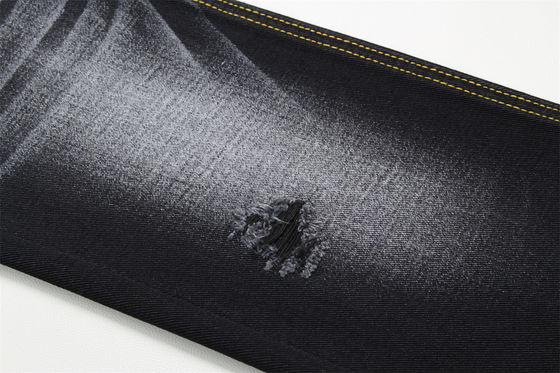 سعر جيد 10.5 أوقية قماش دينيم أسود صلب 100% قطن أسود وظهر أسود لنمط جينز صديقته ملمس ناعم للنساء الانترنت