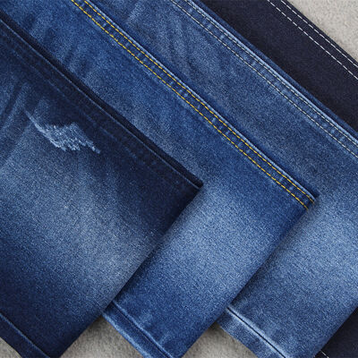 سعر جيد بيع ساخن 10.5 أوقية القطن بوليستر تمدد الجينز الجينز النسيج للرجال الجينز الانترنت