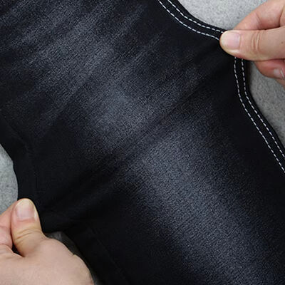 سعر جيد بنطلون جينز ضيق من قماش الدنيم الأسود فائق التمدد بسعة 10 أونصات للبيع بالجملة الانترنت