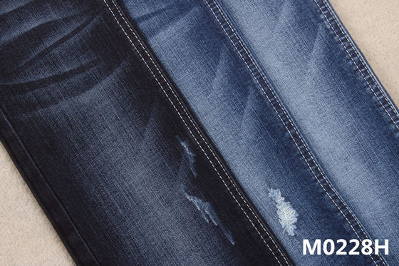 سعر جيد 1.5٪ سبانديكس 11 أوقية نسيج قطن رايون قابل للتمدد من قماش الدنيم المتقاطع للجين الانترنت