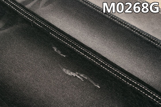 سعر جيد 81 قطن 18 بوليستر 1 سبانديكس مصبوغ بالكبريت قطن بوليستر سبانديكس قماش دينم الانترنت