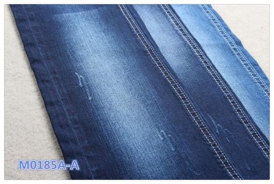 سعر جيد 9 أوقية Slub Style Indigo Woven 98 Cotton 2 الإيلاستين Fabric Denim Jeans Material الانترنت