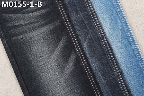سعر جيد 61٪ قطن 11.8oz بنطلون جينز بتصميم Cross Hatch TR Denim Fabric Desizing الانترنت