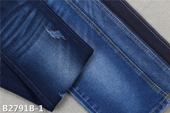 10OE Yarn No Slub 10 Oz Stretch Denim Fabric Rolls للسراويل