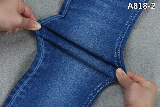 سعر جيد 4/1 من قماش الساتان الدينيم الناعم باللون الأزرق + المؤخر الأسود لجينز الأطفال الانترنت