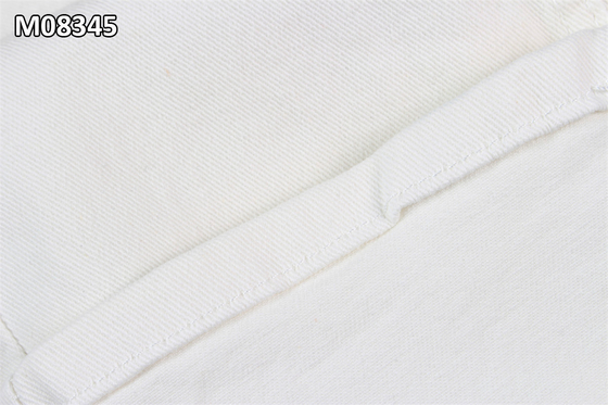 9.7OZ استعد للصباغة الأبيض القماش الجينز RFD الجينز القماش الثابتة الملابس الصباغة